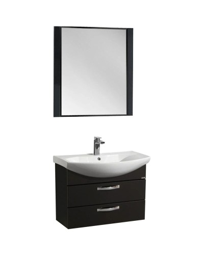 Комплект мебели черный 80,5 см Акватон Ария 1A140801AA950 + 1WH207783 + 1A141902AA950