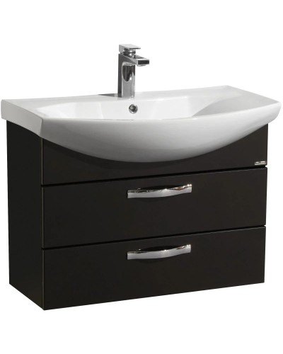 Комплект мебели черный 80,5 см Акватон Ария 1A140801AA950 + 1WH207783 + 1A141902AA950