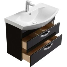 Комплект мебели черный 80,5 см Акватон Ария 1A140801AA950 + 1WH207783 + 1A141902AA950