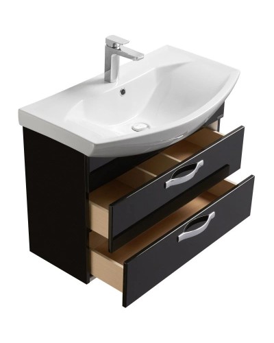 Комплект мебели черный 80,5 см Акватон Ария 1A140801AA950 + 1WH207783 + 1A141902AA950