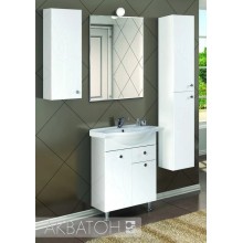 Комплект мебели белый глянец 66 см Акватон Лиана 1A165801LL010 + 1WH109651 + 1A166102LL010