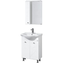 Комплект мебели белый глянец 60,5 см Акватон Лиана 1A163101LL010 + 1WH109652 + 1A162702LL01L