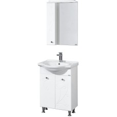 Комплект мебели белый глянец 60,5 см Акватон Лиана 1A163101LL010 + 1WH109652 + 1A162702LL01L