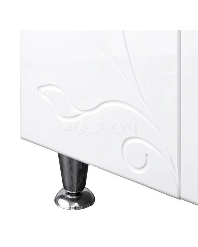 Комплект мебели белый глянец 66 см Акватон Лиана 1A165701LL010 + 1WH109651 + 1A166202LL01L