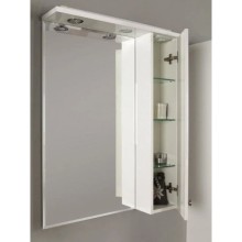 Комплект мебели белый глянец 66 см Акватон Лиана 1A165801LL010 + 1WH109651 + 1A166202LL01R