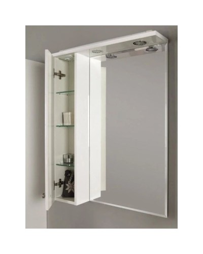 Комплект мебели белый глянец 66 см Акватон Лиана 1A165801LL010 + 1WH109651 + 1A166202LL01L