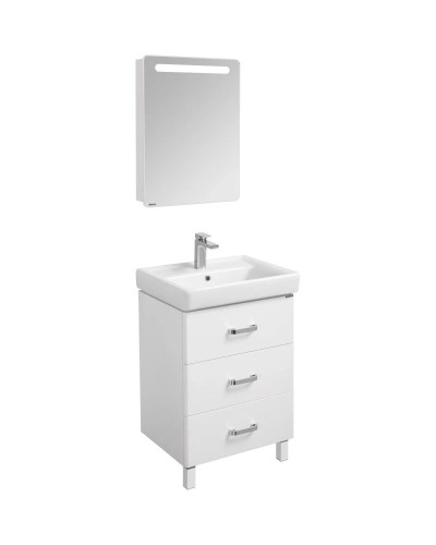 Комплект мебели белый 60 см Акватон Америна 1A168901AM010 + 1WH302082 + 1A135302AM01R