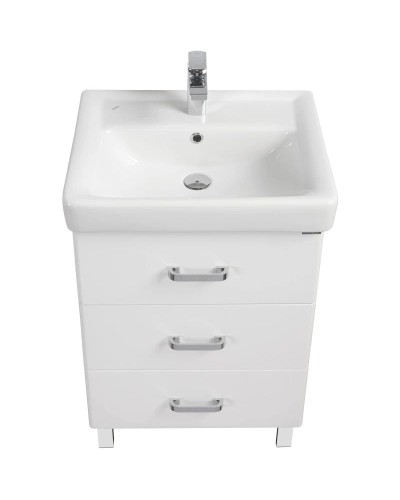 Комплект мебели белый 60 см Акватон Америна 1A168901AM010 + 1WH302082 + 1A135302AM01R