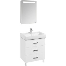 Комплект мебели белый 70 см Акватон Америна 1A169001AM010 + 1WH302083 + 1A135302AM01L