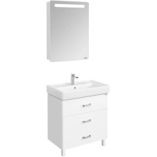 Комплект мебели белый 80 см Акватон Америна 1A169101AM010 + 1WH302084 + 1A135302AM01L