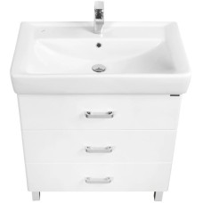 Комплект мебели белый 80 см Акватон Америна 1A169101AM010 + 1WH302084 + 1A135302AM01L