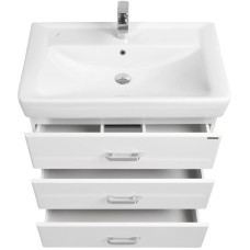 Комплект мебели белый 80 см Акватон Америна 1A169101AM010 + 1WH302084 + 1A135302AM01L