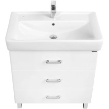 Комплект мебели белый 80 см Акватон Америна 1A169101AM010 + 1WH302084 + 1A135302AM01R