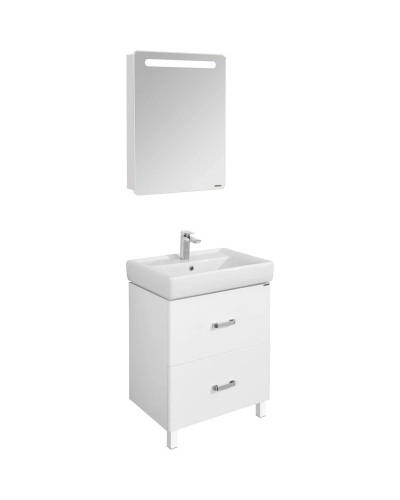 Комплект мебели белый 60 см Акватон Америна 1A169201AM010 + 1WH302082 + 1A135302AM01L