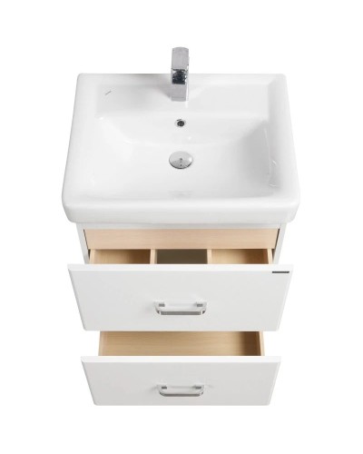 Комплект мебели белый 60 см Акватон Америна 1A169201AM010 + 1WH302082 + 1A135302AM01R