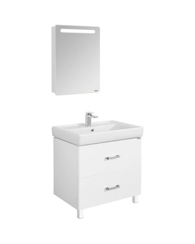 Комплект мебели белый 80 см Акватон Америна 1A169401AM010 + 1WH302084 + 1A135302AM01L