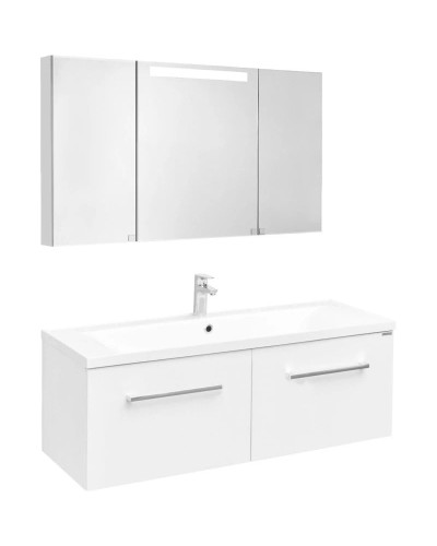 Комплект мебели белый глянец 120 см Акватон Мадрид 1A170301MA010 + 1A70483KPR010 + 1A113402MA010