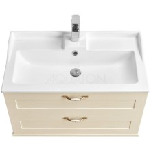 Комплект мебели дуб бежевый 80 см Акватон Леон 1A186301LBPR0 + 1A708031FB010 + 1A186402LBPR0