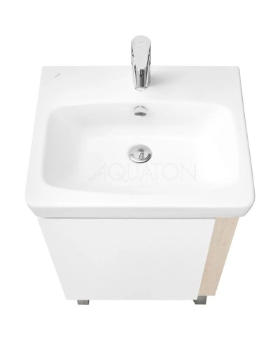 Комплект мебели дуб верона/белый глянец 50 см Акватон Кантри 1A257801AHB20 + 1WH302184 + 1A257702AHB20