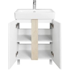 Комплект мебели дуб верона/белый глянец 60 см Акватон Кантри 1A257401AHB20 + 1WH302186 + 1A257702AHB20