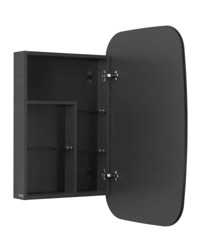 Комплект мебели графит софт/дуб веллингтон 60 см Акватон Сохо 1A258001AJA00 + 1WH501606 + 1A258302AJA0R