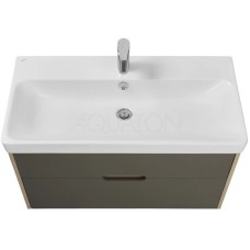 Комплект мебели грей/дуб ойстер 90 см Акватон Оливия 1A254401OLUG0 + 1WH501629 + 1A256502A1010