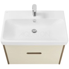 Комплект мебели бежевый/дуб веллингтон 70,5 см Акватон Оливия 1A254301OLVG0 + 1WH501628 + 1A256502A1010