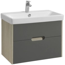 Комплект мебели грей/дуб ойстер 70,5 см Акватон Оливия 1A254301OLUG0 + 1WH501628 + 1A256402A1010