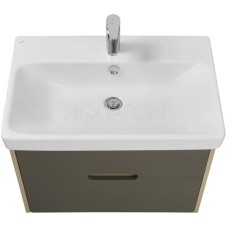 Комплект мебели грей/дуб ойстер 70,5 см Акватон Оливия 1A254301OLUG0 + 1WH501628 + 1A254502OL010