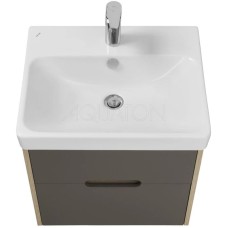 Комплект мебели грей/дуб ойстер 55 см Акватон Оливия 1A254201OLUG0 + 1WH501620 + 1A254502OL010