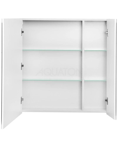 Комплект мебели белый глянец/дуб эндгрейн 80 см Акватон Нортон 1A248901NT010 + 1WH302422 + 1A249202NT010