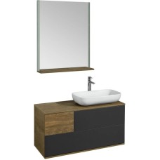 Комплект мебели дуб кантри/антрацит 105 см Акватон Терра 1A246901TEKA0 + 1AX169WBXX000 + 1A247002TEDY0