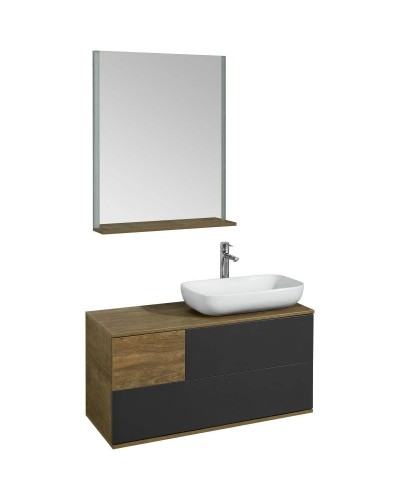 Комплект мебели дуб кантри/антрацит 105 см Акватон Терра 1A246901TEKA0 + 1AX169WBXX000 + 1A247002TEDY0