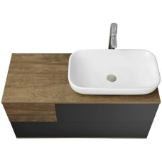 Комплект мебели дуб кантри/антрацит 105 см Акватон Терра 1A246901TEKA0 + 1AX169WBXX000 + 1A247002TEDY0