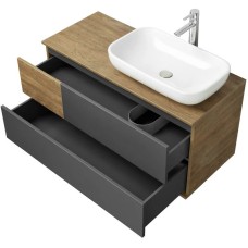 Комплект мебели дуб кантри/антрацит 105 см Акватон Терра 1A246901TEKA0 + 1AX169WBXX000 + 1A247002TEDY0