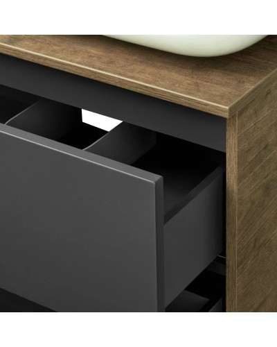 Комплект мебели дуб кантри/антрацит 105 см Акватон Терра 1A246901TEKA0 + 1AX169WBXX000 + 1A247002TEDY0