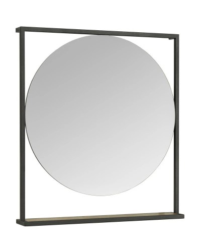 Комплект мебели дуб кантри/черный 80 см Акватон Лофт Фабрик 1A242401LTDY0 + 1A708031FB010 + 1A242602LTDY0