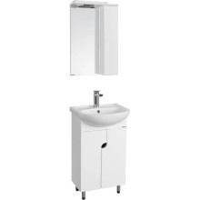 Комплект мебели белый глянец 50,5 см Акватон Панда 1A053701PD010 + 1WH110171 + 1A007402PD01R