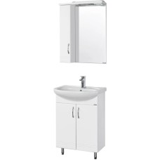 Комплект мебели белый глянец 61 см Акватон Онда 1A122801ON010 + 1WH110195 + 1A009802ON01L