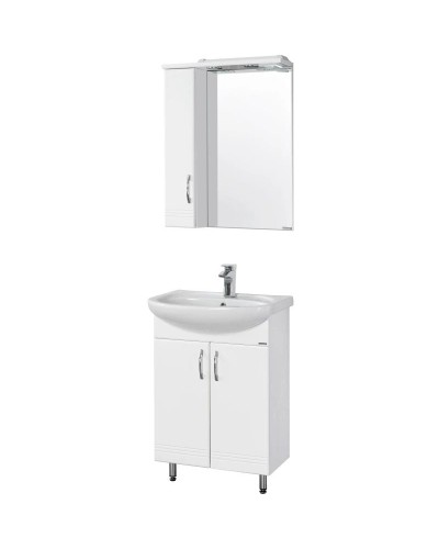 Комплект мебели белый глянец 61 см Акватон Онда 1A122801ON010 + 1WH110195 + 1A009802ON01L