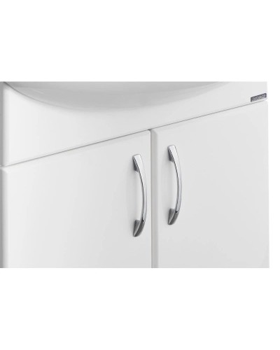 Комплект мебели белый глянец 61 см Акватон Онда 1A122801ON010 + 1WH110195 + 1A009802ON01L