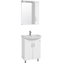 Комплект мебели белый глянец 61 см Акватон Онда 1A122801ON010 + 1WH110195 + 1A009802ON01R