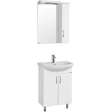 Комплект мебели белый глянец 61 см Акватон Онда 1A122801ON010 + 1WH110195 + 1A009802ON01R