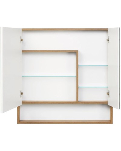 Комплект мебели белый глянец/дуб рустикальный 90 см Акватон Сканди 1A251901SDZ90 + 1WH501629 + 1A252302SDZ90