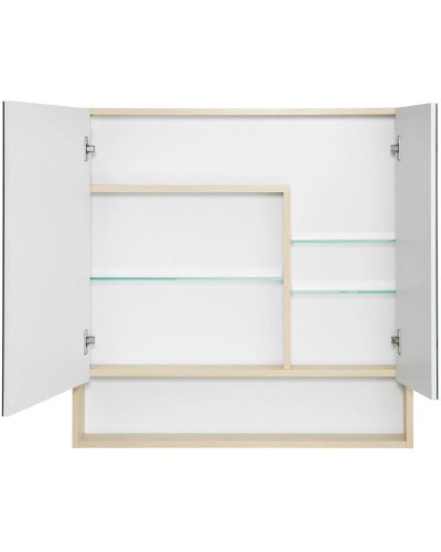 Комплект мебели белый глянец/дуб верона 90 см Акватон Сканди 1A251901SDB20 + 1WH501629 + 1A252302SDB20