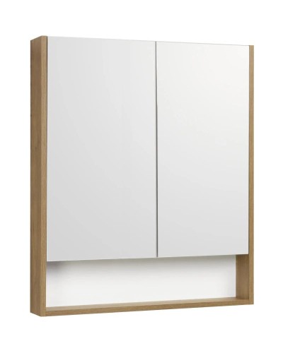 Комплект мебели белый глянец/дуб рустикальный 70,5 см Акватон Сканди 1A251801SDZ90 + 1WH501628 + 1A252202SDZ90