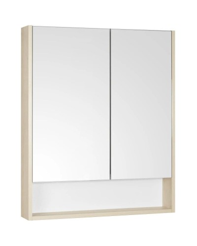 Комплект мебели белый глянец/дуб верона 70,5 см Акватон Сканди 1A251801SDB20 + 1WH501628 + 1A252202SDB20