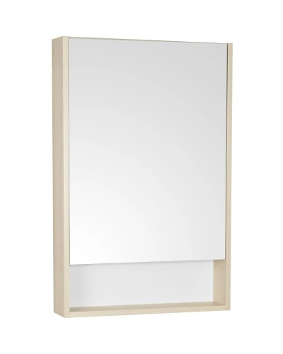 Комплект мебели белый глянец/дуб верона 55 см Акватон Сканди 1A251701SDB20 + 1WH501620 + 1A252102SDB20