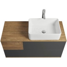 Комплект мебели дуб кантри/антрацит 105 см Акватон Терра 1A246901TEKA0 + 732700B000 + 1A247002TEDY0