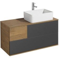 Комплект мебели дуб кантри/антрацит 105 см Акватон Терра 1A246901TEKA0 + 732700B000 + 1A247002TEDY0